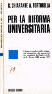 Book Cover: Per La Riforma Universiaria