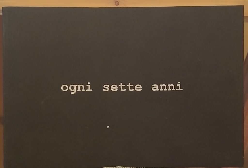Book Cover: Ogni Sette Anni