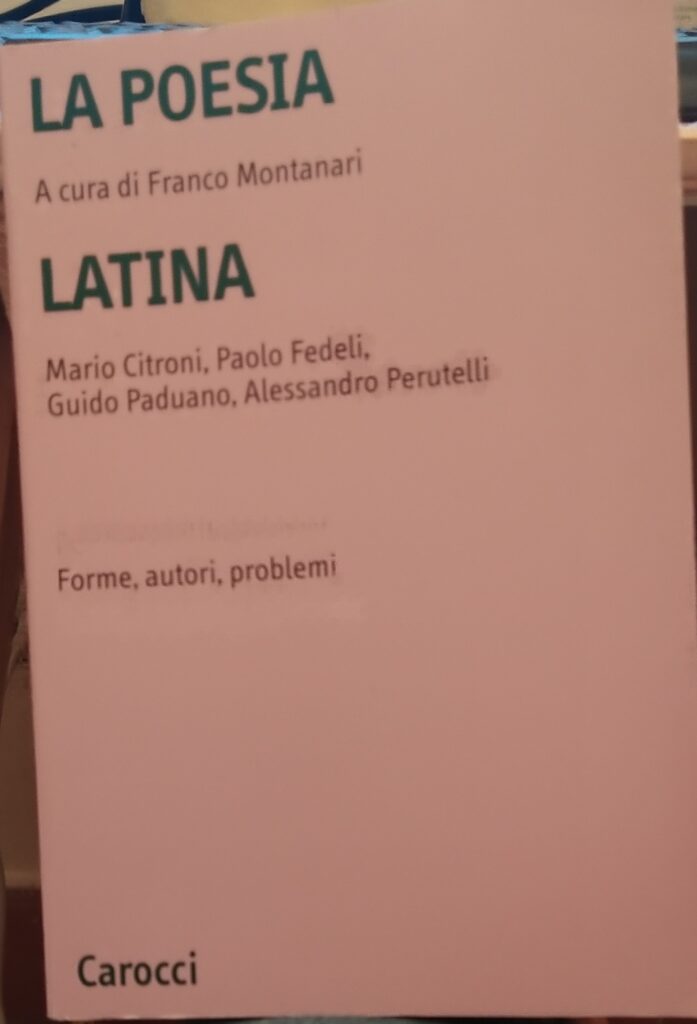 Book Cover: La Poesia Latina