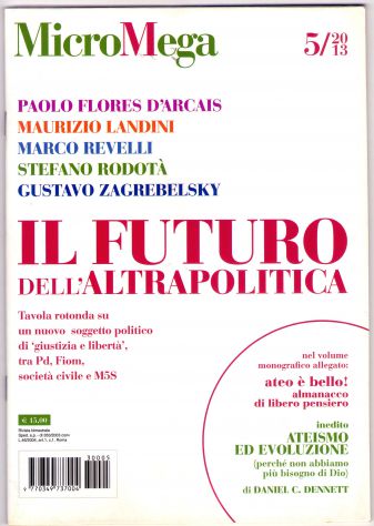 Book Cover: MicroMega - Il Futuro Dell'Altrapolitica