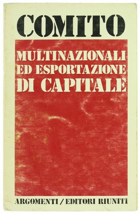 Book Cover: Multinazionali Ed Esportazione Di Capitale